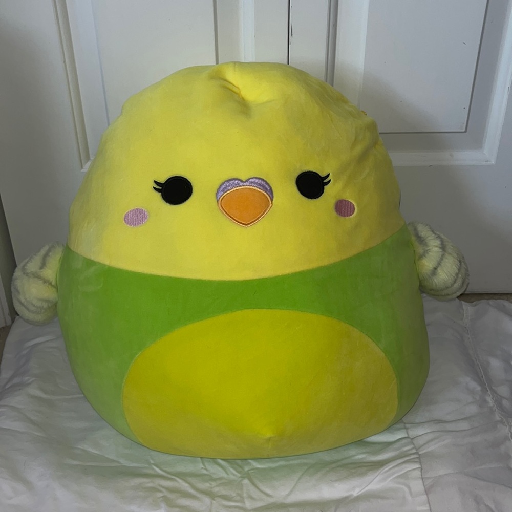 Budgee bird squishmallow! New, no tags